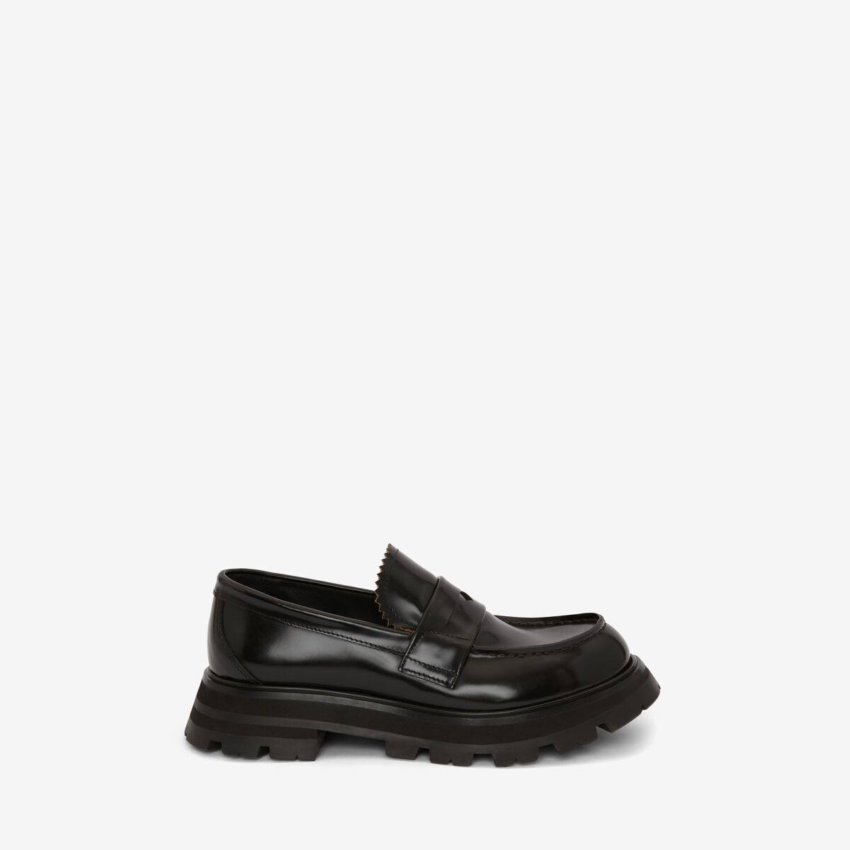 Alexander McQueen Women's Black Wander Loafer - 11.5 (Calfskin)